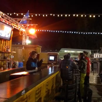 Mountain High Resort - The outdoor bar at night - Ski Resorts Near Me - Wrightwood, California Mountain High Resort - The outdoor bar at night - Ski Resorts Near Me - Wrightwood, California