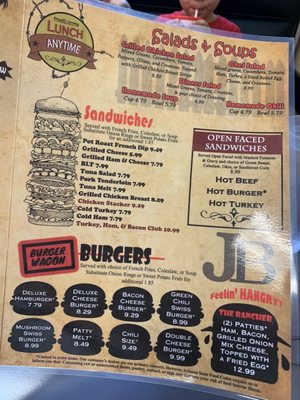 Menu photo 1 Jerry Bob's Family Restaurant Tucson, AZ