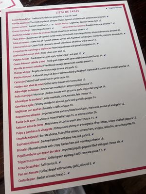 Menu photo 2 Cafe Madrid Dallas, TX