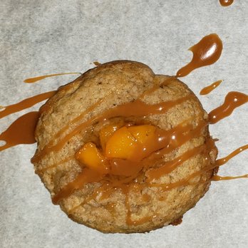 Brown Sugar Cookie Shop - caramel drizzle on top - Desserts Near Me