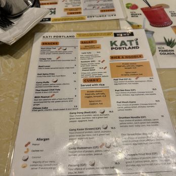 Kati Portland - Menu - Thai Near Me - Portland, Oregon Kati Portland - Menu - Thai Near Me - Portland, Oregon