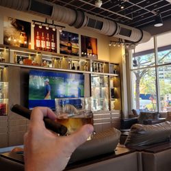 Corona Cigar Company & El Septimo VIP Lounge - Blanton's and an Under Crown.