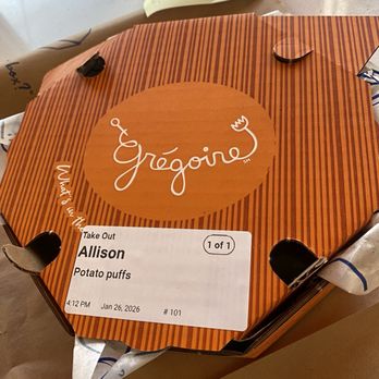 Gregoire - Potato puff box - Sandwiches Near Me - San Francisco, California