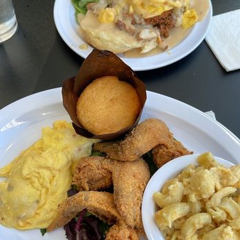 Grits and Eggs Breakfast Kitchen - Chicken w 2 sides - Breakfast & Brunch Near Me - Atlanta, Georgia Grits and Eggs Breakfast Kitchen - Chicken w 2 sides - Breakfast & Brunch Near Me - Atlanta, Georgia