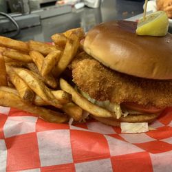Laguna Reef - Fried Fish Sandwich.