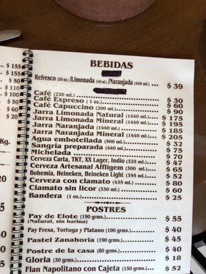 Menu photo 2 Los Cabritos Guadalupe, NLE