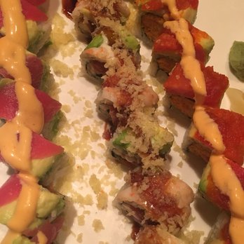 Samurai Sushi - From left: Mr. Daniel roll, Tom & Jerry roll, and Hurricane Roll - Sushi Bars Near Me - Nashville, Tennessee Samurai Sushi - From left: Mr. Daniel roll, Tom & Jerry roll, and Hurricane Roll - Sushi Bars Near Me - Nashville, Tennessee