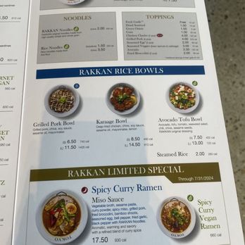 RAKKAN Ramen - Galleria - Menu - Ramen Near Me - Houston, Texas RAKKAN Ramen - Galleria - Menu - Ramen Near Me - Houston, Texas