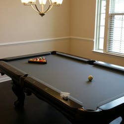 Kincaid Billiards - 7 ft Lambert - Dark Walnut with Steel Gray Teflon felt (21 oz.)