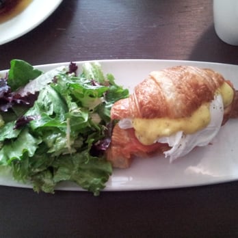 Mildred's Temple Kitchen - Veda's Choice salmon and egg on a croissant - Breakfast & Brunch Near Me - Toronto, Ontario