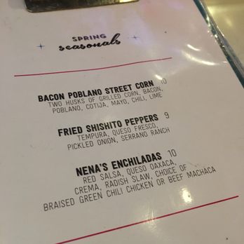 Diego Pops - Seasonal menu. - Cocktail Bars Near Me - Scottsdale, Arizona