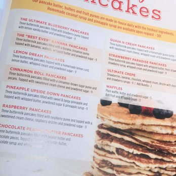 The Pan - Specialties Pancakes Menu  @samztown - Pizza Near Me - Gardena, California