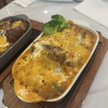 Uncle Cha Fusion Cafe - baked combo spaghetti i think - Asian Fusion Near Me - Milpitas, California Uncle Cha Fusion Cafe - baked combo spaghetti i think - Asian Fusion Near Me - Milpitas, California