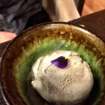 Hinata - Black sesame ice cream - Sushi Bars Near Me - San Francisco, California Hinata - Black sesame ice cream - Sushi Bars Near Me - San Francisco, California