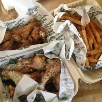 Wingstop - Lemon pepper, garlic Parmesan and fries - Chicken Wings Near Me - Alameda, California