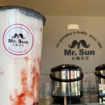Mr Sun Tea - Mr. Sun Special w/Strawberry Boba ($6) - Bubble Tea Near Me - Mountain View, California Mr Sun Tea - Mr. Sun Special w/Strawberry Boba ($6) - Bubble Tea Near Me - Mountain View, California
