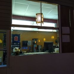 Pan Asian Chinese-Japanese Restaurant - Barrier added to counter during 2020 coronavirus pandemic.
