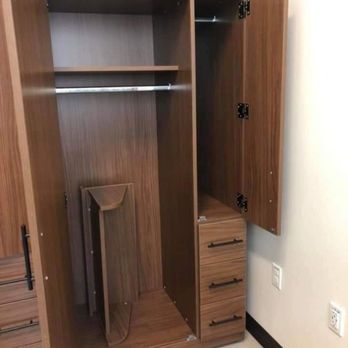 Joe Greene Hall - Closet, just one per student. - University Housing Near Me - Denton, Texas