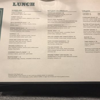The Commoner - Lunch menu - New American Near Me - Pittsburgh, Pennsylvania The Commoner - Lunch menu - New American Near Me - Pittsburgh, Pennsylvania