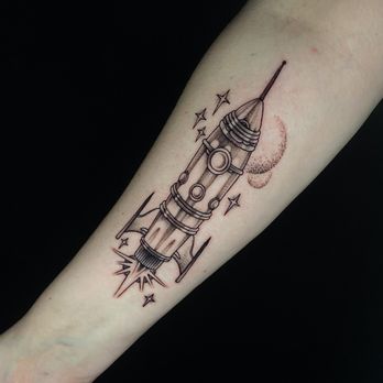 Borrowed Time Tattoo - My new rocket! - Tattoo Near Me - Fort Lauderdale, Florida