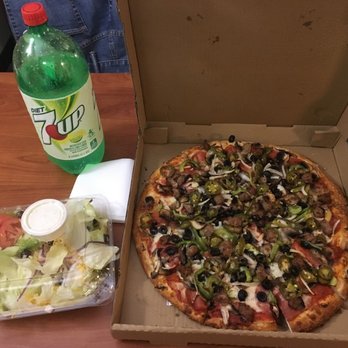 Supreme Pizza - Combination, salad and soda for $26. What a deal. - Pizza Near Me - Sacramento, California
