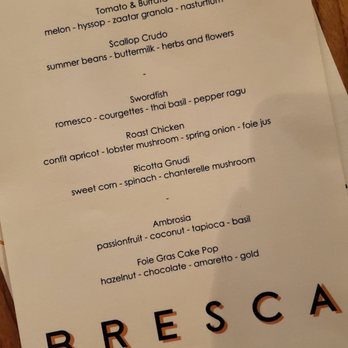 Bresca - Summer 2019 Restaraunt Week menu - New American Near Me - Washington, DC, District of Columbia Bresca - Summer 2019 Restaraunt Week menu - New American Near Me - Washington, DC, District of Columbia