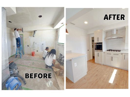 KITCHEN REMODEL 2022 - This Kitchen Remodel was done on a New buyer's Home.  We gutted in it and put in New cabinets and appliances to match the overall tone of the house.