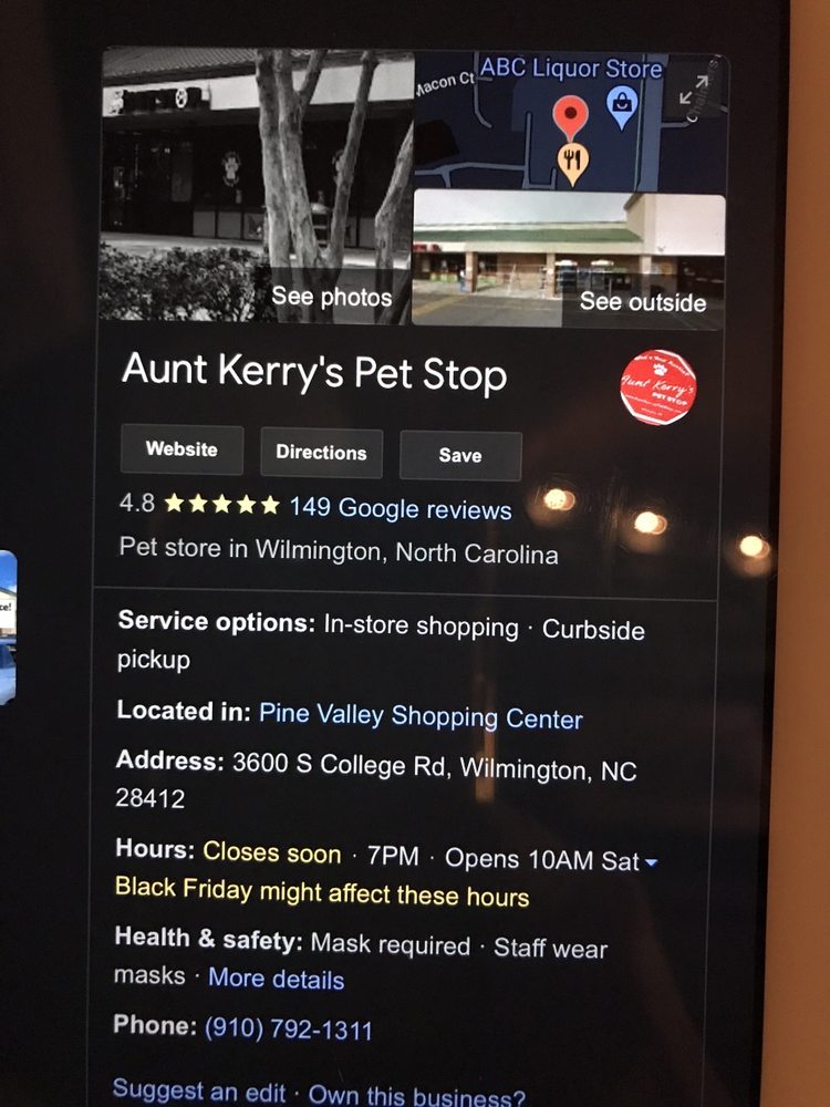 Aunt Kerry's Pet Stop Image