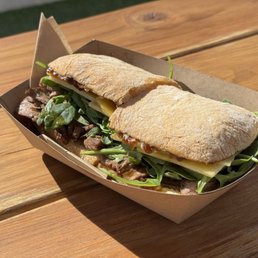 Cedar Street with ciabatta from M's Bakery.