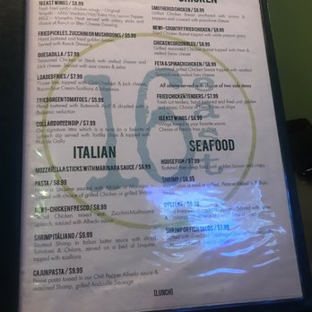 16 East - Lunch menu - American Near Me - Cordele, Georgia