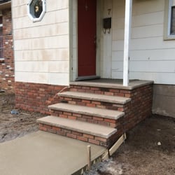 Two Brothers Landscaping - Front Porch done by Two Brothers Landscaping