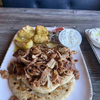 Nostimo - Traditional pork gyro - Greek Near Me - Arlington Heights, Illinois Nostimo - Traditional pork gyro - Greek Near Me - Arlington Heights, Illinois