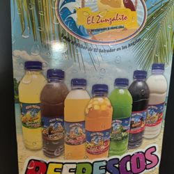 El Zunzal Pupuseria - Refreshments: lemonade w/chia, horchata sweeten rice milk, hibiscus, tropical, tamarind, passion fruit and pineapple.