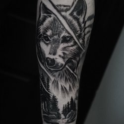Tattoo'd Tearz - Wolf tattoo by Tony