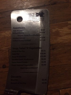 Menu photo 1 Cork 'n Cleaver Evansville, IN Menu photo 1 Cork 'n Cleaver Evansville, IN