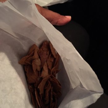Salata - These are the pita chips served. Again WHY so scarce? Seems pretty petty. - Salad Near Me - Houston, Texas Salata - These are the pita chips served. Again WHY so scarce? Seems pretty petty. - Salad Near Me - Houston, Texas