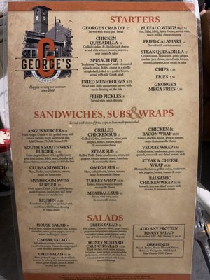 Menu photo 4 George's Henderson, NC Menu photo 4 George's Henderson, NC