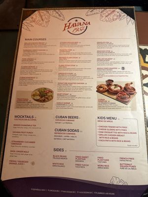 Menu photo 3 Havana 1957 Miami Beach, FL Menu photo 3 Havana 1957 Miami Beach, FL