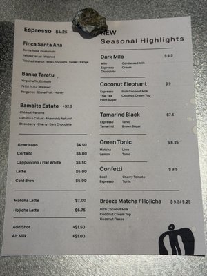 Menu photo 2 Monolith Coffee Alhambra, CA Menu photo 2 Monolith Coffee Alhambra, CA