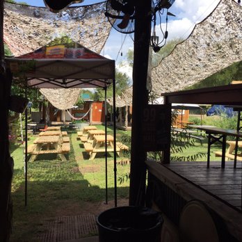Bad Bob's Bend Store - Beer Garten looking beautiful midday - Grocery Near Me - Bend, Texas