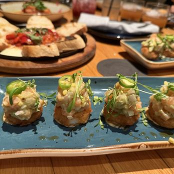 Traveler's Table - Salmon Tartare Bites - Tapas/Small Plates Near Me - Houston, Texas