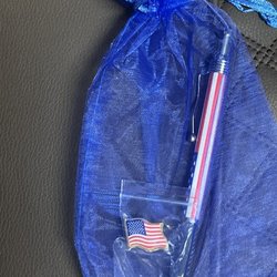 Rosie Nails & Spa - The little gift bag they gave us. Not much but really cute for the 4th of July