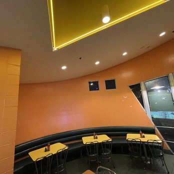 Teriroll - a circular room with tables and chairs - Japanese Near Me - Los Angeles, California Teriroll - a circular room with tables and chairs - Japanese Near Me - Los Angeles, California