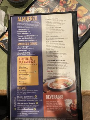 Menu photo 1 El Tapatio Auburn, CA