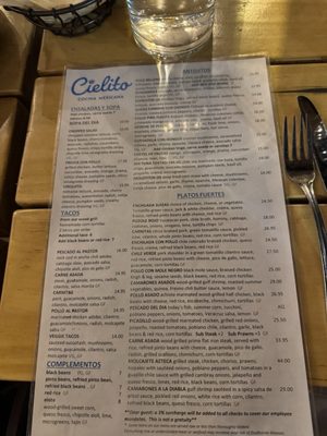 Menu photo 5 Cielito Cocina Mexicana Danville, CA
