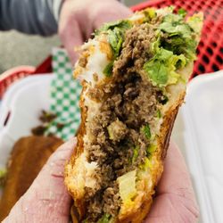 Taco Nganas - Asada torta/ beef sandwich