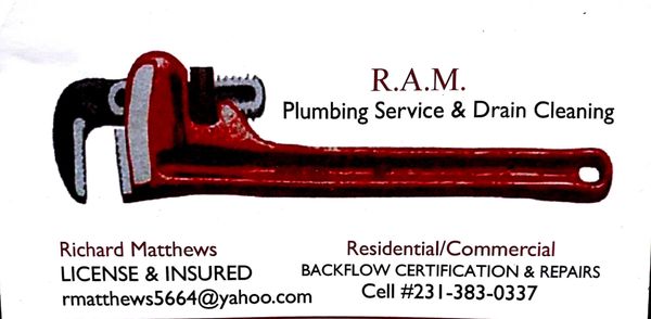 RAM Plumbing Services & Drain Cleaning