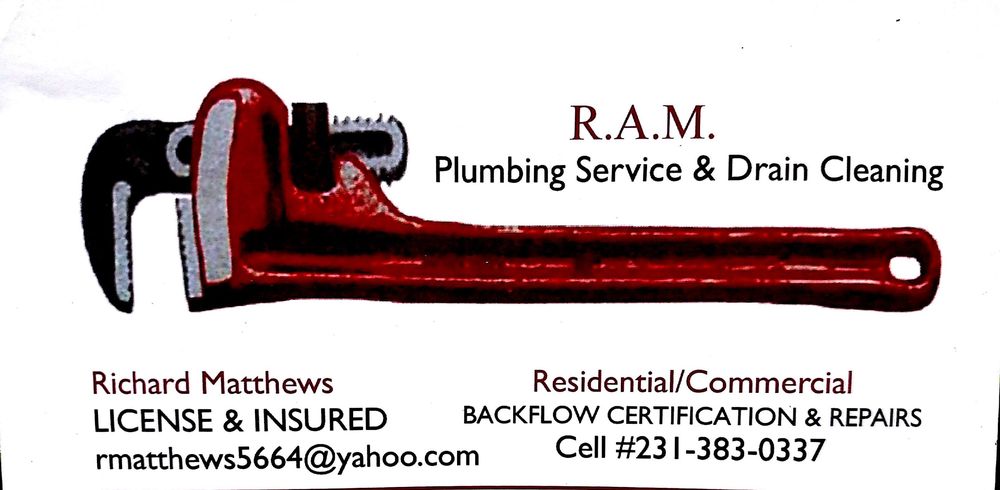 Slide of RAM Plumbing Services & Drain Cleaning