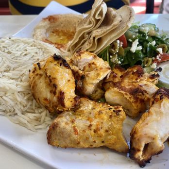 Lazeez Eats - Chicken Kabob Plate. - Mediterranean Near Me - Anaheim, California