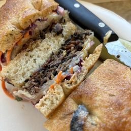 Slow Smoked Pastrami Sandwich